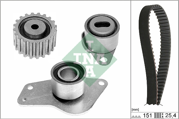 Timing Belt Set - 530 0185 10 Schaeffler INA