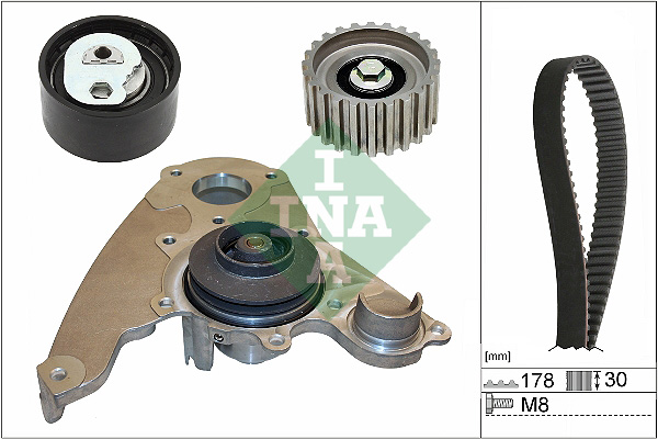 Water Pump & Timing Belt Set - 530 0232 30 Schaeffler INA