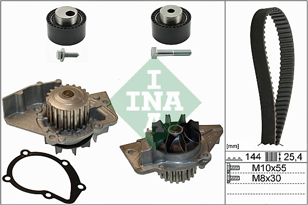 vandens siurblio ir paskirstymo diržo komplektas - 530 0235 30 Schaeffler INA