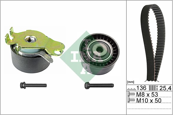 Timing Belt Set - 530 0236 10 Schaeffler INA