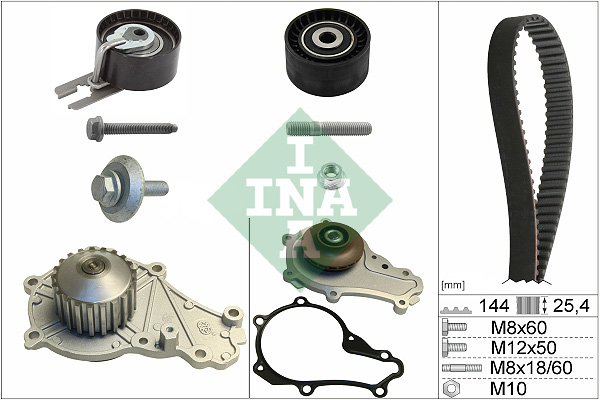 Pompa acqua + Kit cinghie dentate - 530 0239 30 Schaeffler INA