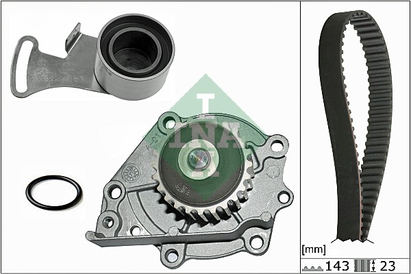 Pompa acqua + Kit cinghie dentate - 530 0242 30 Schaeffler INA