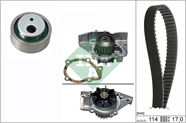 Pompa acqua + Kit cinghie dentate - 530 0258 31 Schaeffler INA