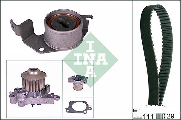 Pompa acqua + Kit cinghie dentate - 530 0302 30 Schaeffler INA