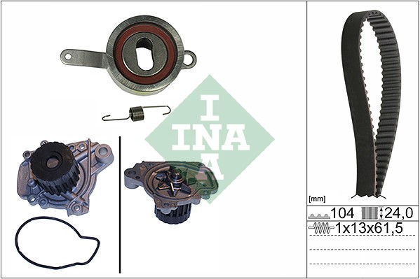 Water Pump & Timing Belt Set - 530 0314 30 Schaeffler INA