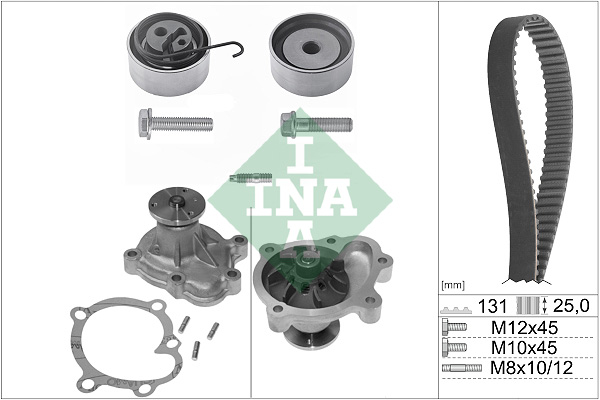 Water Pump & Timing Belt Set - 530 0338 30 Schaeffler INA