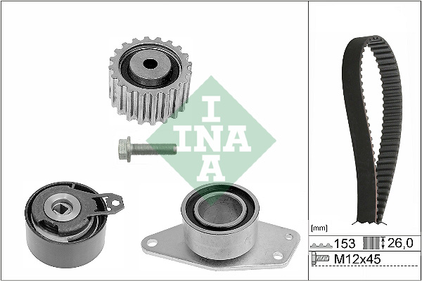 Kit cinghie dentate - 530 0357 10 Schaeffler INA