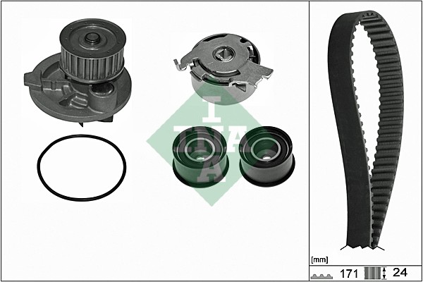 Water Pump & Timing Belt Set - 530 0358 31 Schaeffler INA