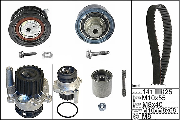 Water Pump & Timing Belt Set - 530 0361 32 Schaeffler INA