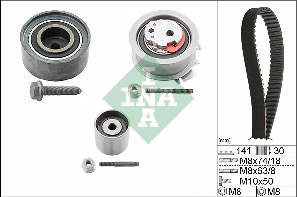 paskirstymo diržo komplektas - 530 0405 10 Schaeffler INA