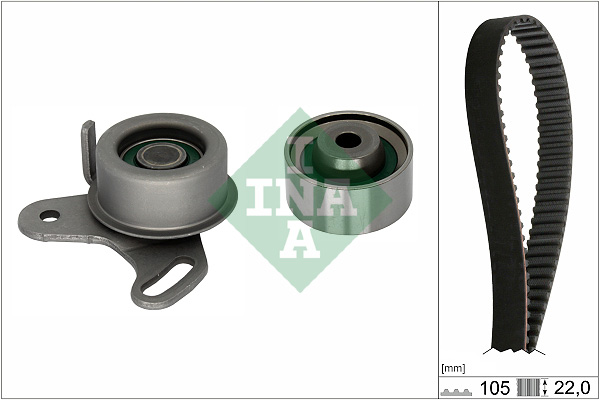 paskirstymo diržo komplektas - 530 0427 10 Schaeffler INA