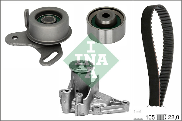 Water Pump & Timing Belt Set - 530 0427 31 Schaeffler INA