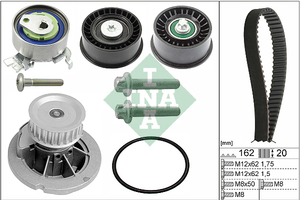 Pompa acqua + Kit cinghie dentate - 530 0441 30 Schaeffler INA