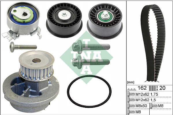 Water Pump & Timing Belt Set - 530 0441 32 Schaeffler INA