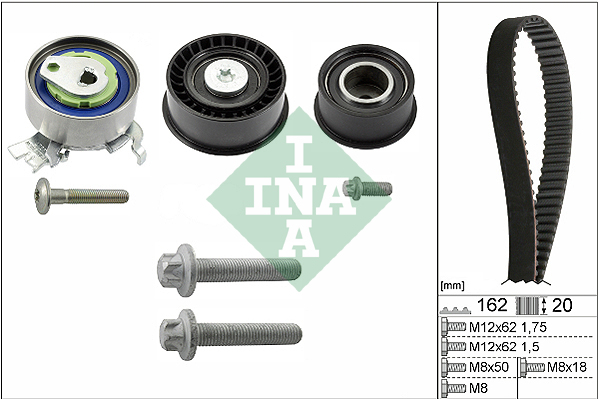 Timing Belt Set - 530 0443 10 Schaeffler INA