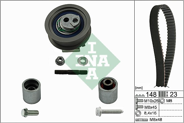 paskirstymo diržo komplektas - 530 0445 10 Schaeffler INA