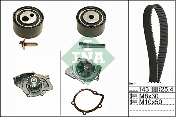 Water Pump & Timing Belt Set - 530 0447 30 Schaeffler INA