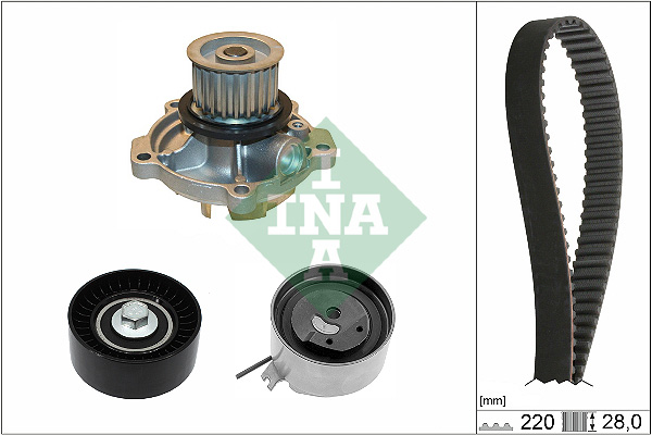 Water Pump & Timing Belt Set - 530 0456 30 Schaeffler INA