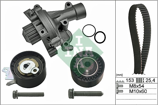 Water Pump & Timing Belt Set - 530 0471 30 Schaeffler INA