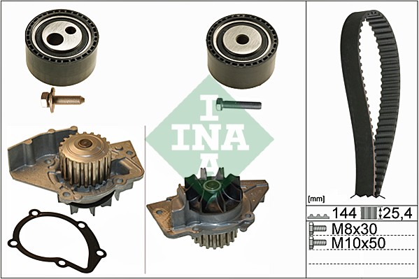 Water Pump & Timing Belt Set - 530 0474 30 Schaeffler INA