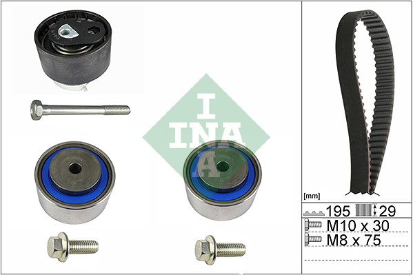 paskirstymo diržo komplektas - 530 0475 10 Schaeffler INA