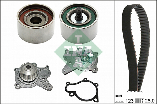 Water Pump & Timing Belt Set - 530 0502 31 Schaeffler INA