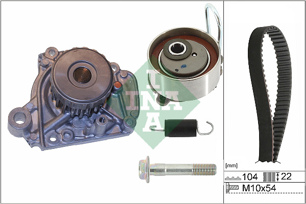 Wasserpumpe + Zahnriemensatz - 530 0506 31 Schaeffler INA