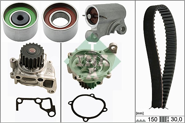 Water Pump & Timing Belt Set - 530 0519 30 Schaeffler INA