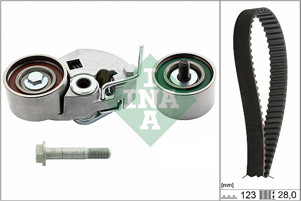 paskirstymo diržo komplektas - 530 0542 10 Schaeffler INA