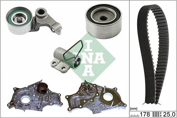 Water Pump & Timing Belt Set - 530 0543 31 Schaeffler INA