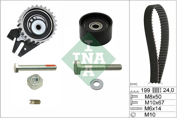 Timing Belt Set - 530 0562 10 Schaeffler INA