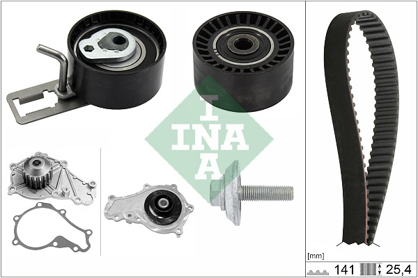 Water Pump & Timing Belt Set - 530 0578 30 Schaeffler INA