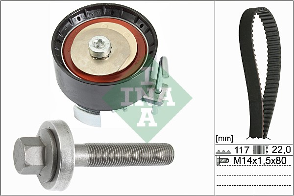 Timing Belt Set - 530 0605 10 Schaeffler INA