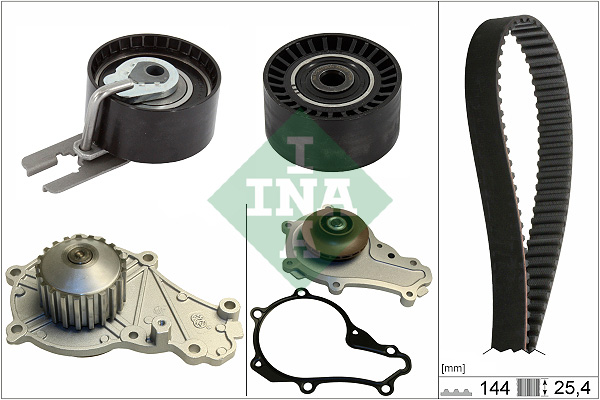 Water Pump & Timing Belt Set - 530 0615 30 Schaeffler INA