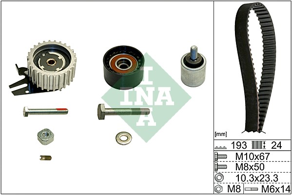 Timing Belt Set - 530 0619 10 Schaeffler INA