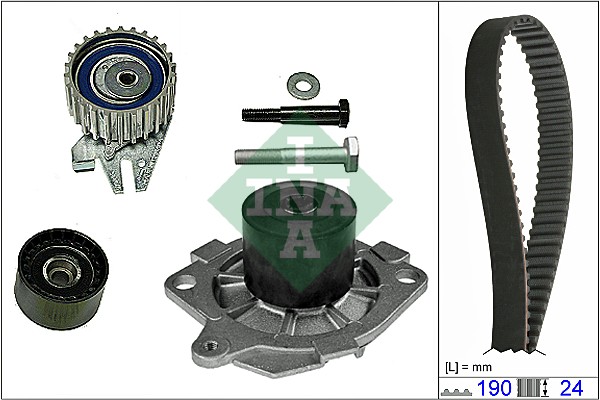 Water Pump & Timing Belt Set - 530 0622 30 Schaeffler INA