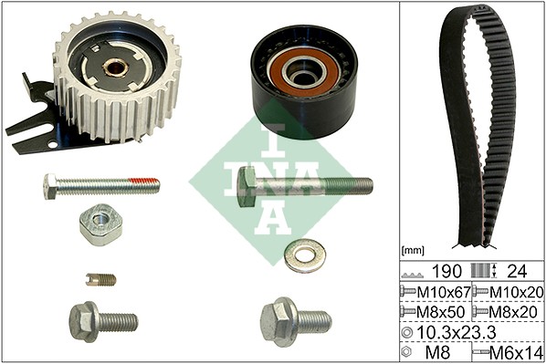Timing Belt Set - 530 0624 10 Schaeffler INA