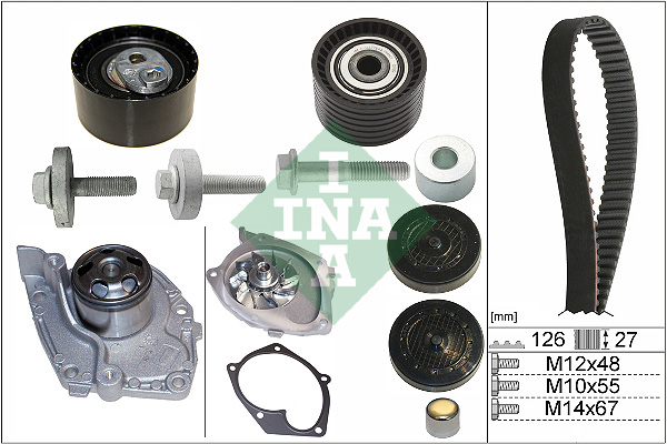 Water Pump & Timing Belt Set - 530 0638 30 Schaeffler INA