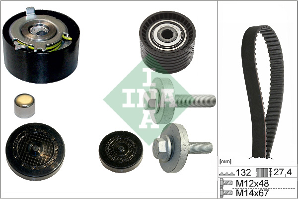 Timing Belt Set - 530 0639 10 Schaeffler INA