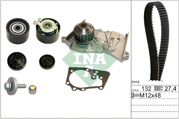 Water Pump & Timing Belt Set - 530 0640 30 Schaeffler INA