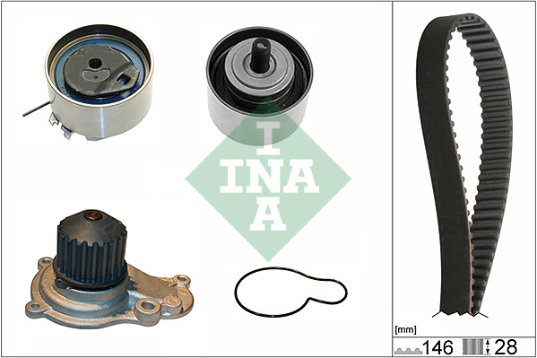 Water Pump & Timing Belt Set - 530 0641 30 Schaeffler INA