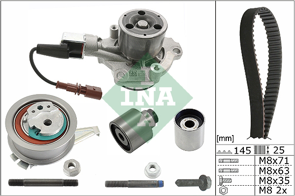 Water Pump & Timing Belt Set - 530 0650 30 Schaeffler INA
