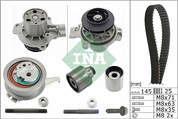 Water Pump & Timing Belt Set - 530 0650 31 Schaeffler INA