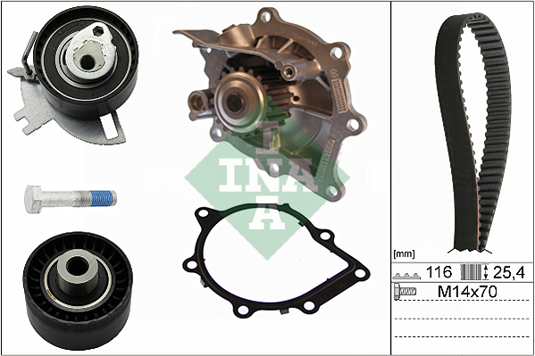 Water Pump & Timing Belt Set - 530 0691 30 Schaeffler INA