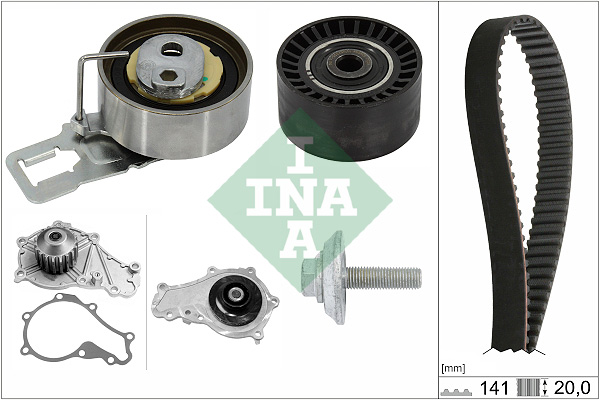 Water Pump & Timing Belt Set - 530 0698 30 Schaeffler INA