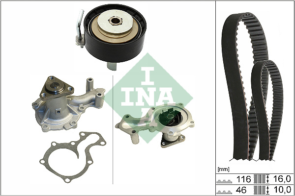 Water Pump & Timing Belt Set - 530 0700 30 Schaeffler INA