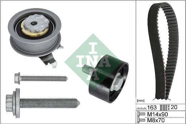 Timing Belt Set - 530 0711 10 Schaeffler INA
