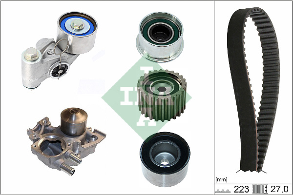 Pompa acqua + Kit cinghie dentate - 530 0736 30 Schaeffler INA
