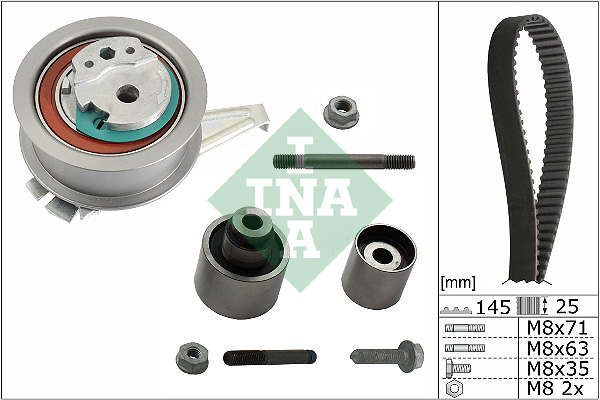 Timing Belt Set - 530 0759 10 Schaeffler INA