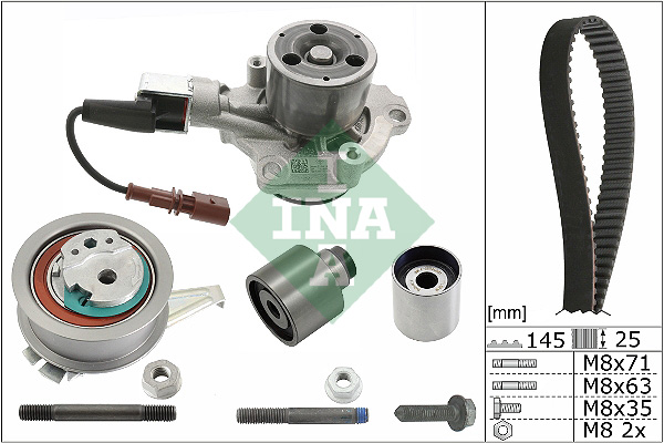Water Pump & Timing Belt Set - 530 0759 30 Schaeffler INA